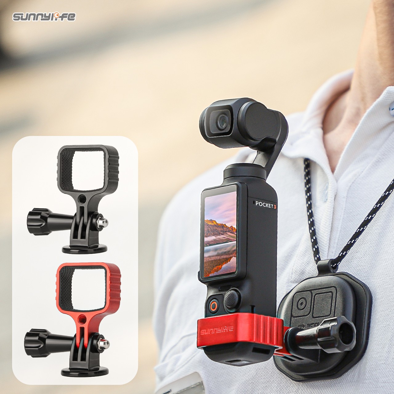 Sunnylife Osmo Pocket 3 Aluminum Adapter 金屬拓展轉接元件 Trippro Trading Co.