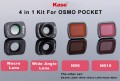 Kase Wide Angle +Marco+ND Filters Set for Osmo Pocket 廣角鏡+微距+ND減光套裝