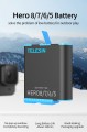 Telesin GoPro Rechargeable Battery 專用電池 (Hero5/6/7/8)