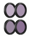 Freewell DJI Osmo Action 5 Pro / Action 4 ND/PL Filters 4Pack 濾鏡套裝 (ND8/PL, ND16/PL, ND32/PL, ND64/PL)