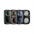Freewell DJI Osmo Pocket 4P ND Filters 4 Pack - Everyday Kit 濾鏡套裝 (ND1000, CPL, Glow Mist 1/4 & LPR)  