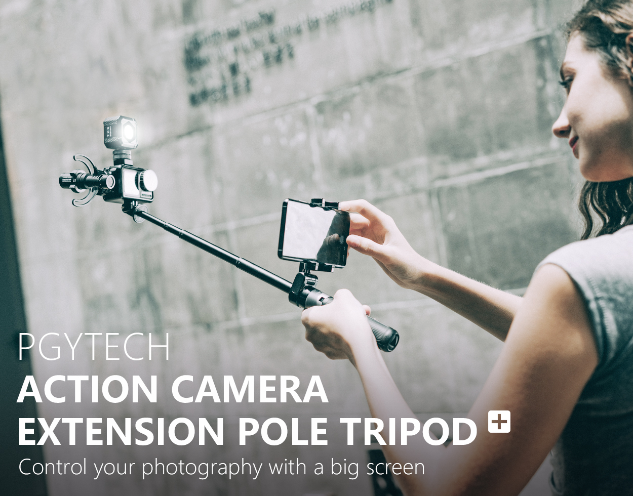 PGYTECH Action Camera Extension Pole Tripod Plus - Trippro Trading Co.